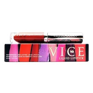 Urban Decay Vice Liquid Lipstick Trap Queen Red Metallized NIB